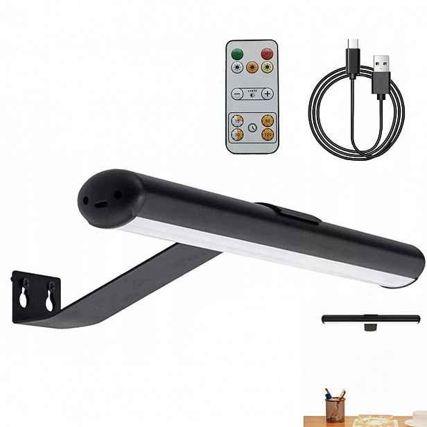 Bezdrátová Led lampa pro obrazy 32 cm akumulátor 4000 mAh s dálkovým ovládáním