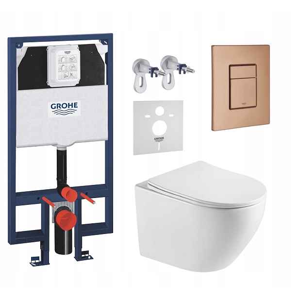 7v1 Wc Set, Stelaz Grohe Slim Wc Mísa Tornado Imprese Tlačítko