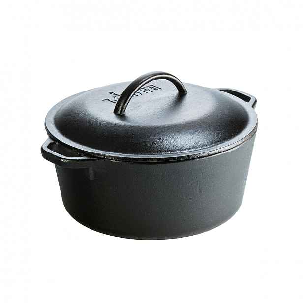 Hrnec hrnec Lodge Dutch Oven 4,7 L – litinová poklice, indukce