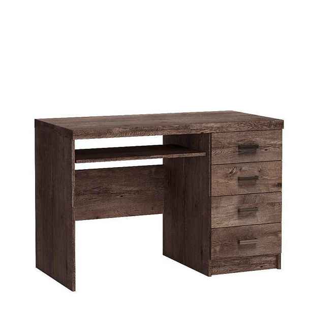 MASSENO PSACÍ STŮL ZERI, 120x60x81,5 cm, hnědý