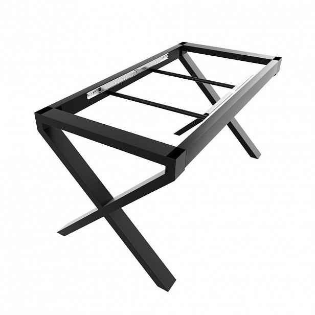 Metalo Pro KOVOVÉ NOHY KE STOLU Belaga Split černá 72 cm