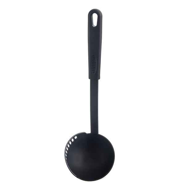 Naběračka s cedníkem BLACKLINE 30,5 cm, pr. 9 cm