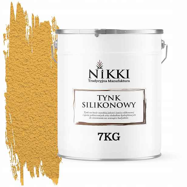 Silikonová Omítka Fasádní Žlutá Intenzivní F636 7KG Zrno 3.0mm