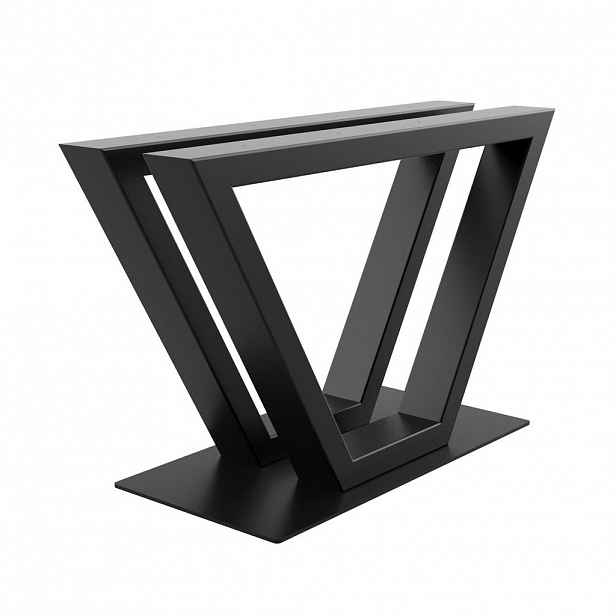 Metalo Pro KOVOVÉ NOHY KE STOLU Mintaka černá 72 cm