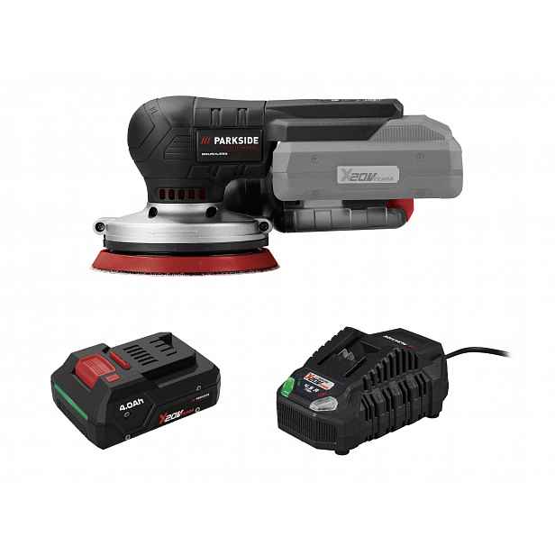 Parkside Performance® Aku excentrická bruska Paesp 20-Li A1, Smart 4 Ah