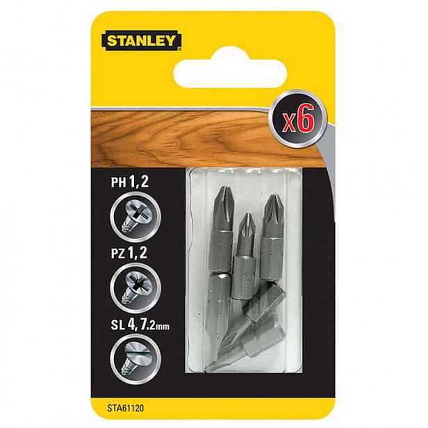 Stanley - 6dílná sada bitů STA61120-XJ