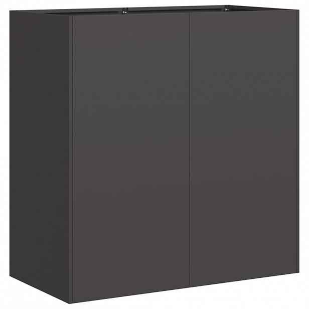 vidaXL Truhlík černý 80x40x80 cm ocel válcovaná za studena