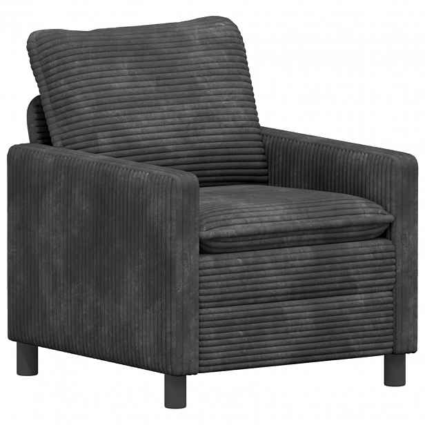 vidaXL Pohovka Tmavě šedá 76 x 81 x 87,5 cm Polyester