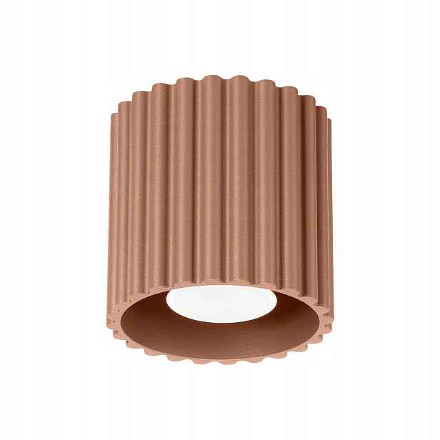 Sollux Stropní spot kulatý 10 cm mocca 1xGU10 10W Aura