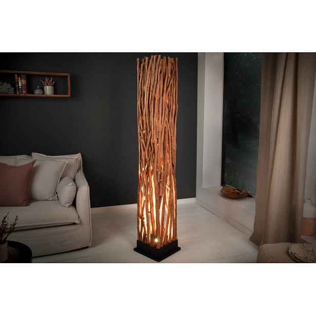 Stojací lampa NATURAL Dekorhome
