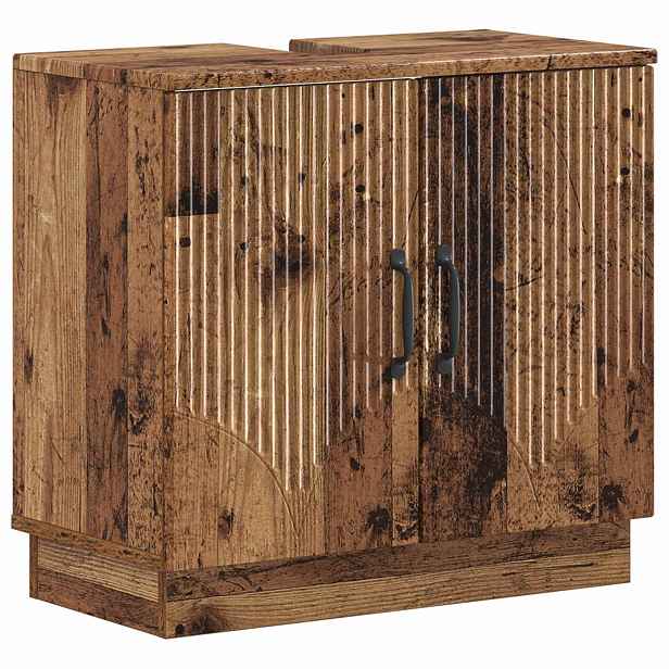 vidaXL Skříňka pod umyvadlo HOORN Staré dřevo 59,5 x 31,5 x 56 cm