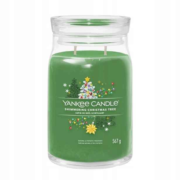 Yankee Candle Signature Velká svíčka Shimmering Christmas Tree