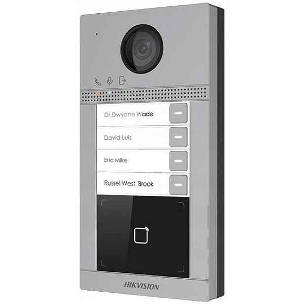 Hikvision DS-KV8413-WME1(C) 4-tlačítková kovová dveřní stanice