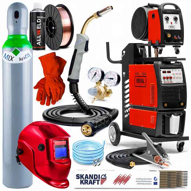 Invertorová Svářečka Ideal Expert Mig 500W Mag Mma Alu Syn 400V 500A 4R