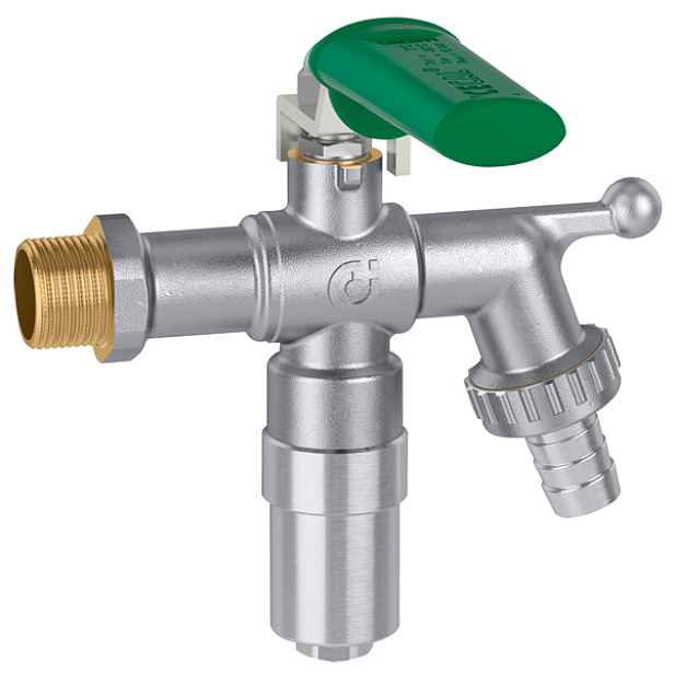 Steno Caleffi Icecal mrazuvzdorný zahradní kulový kohout 1/2" s pojistkou proti zamrznutí pro teploty od -30°C do 90°C