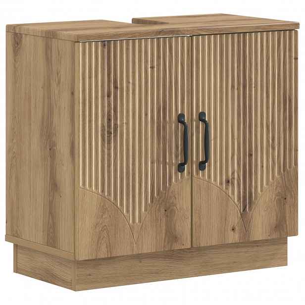 vidaXL Skříňka pod umyvadlo HOORN Dub artisan 59,5 x 31,5 x 56 cm