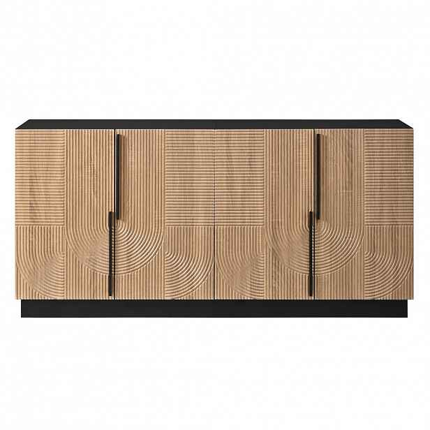 FLIEKS KOMODA 4 Dvířka Reliéfní čelo MDF Moderní