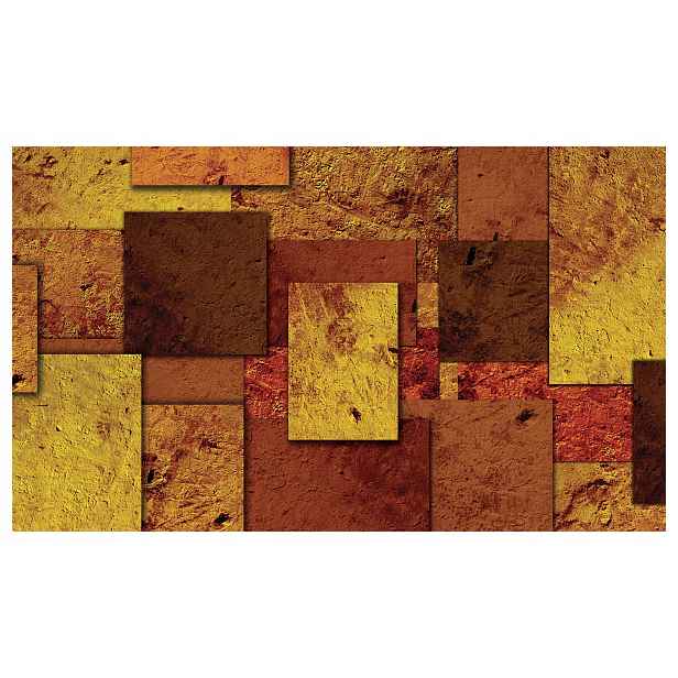 Fototapeta Geometrické abstrakce zemité hnědé béžové 416x254 lepidlo