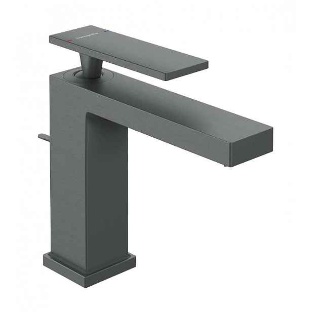 Hansgrohe Tecturis E - Umyvadlová baterie s výpustí, EcoSmart+, kartáčovaný černý chrom 73010340