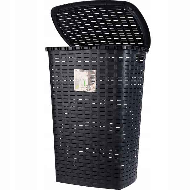 Koš Na Prádlo Z Recyklovaného Plastu, Objem 53 L, rozměry 45X34X60 CM