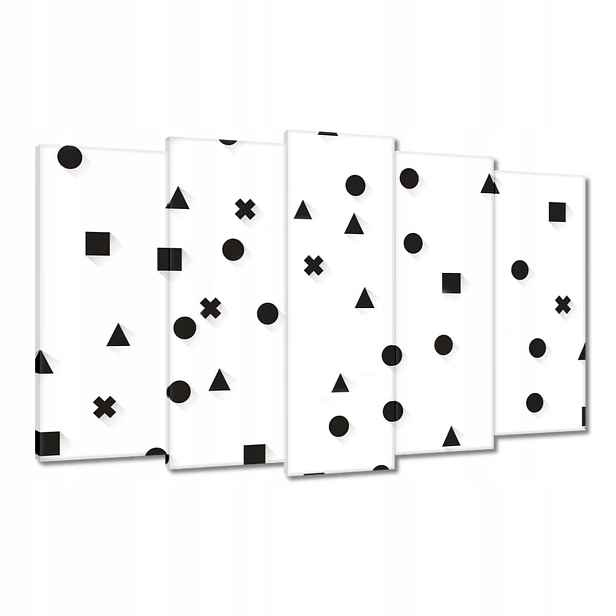 Obrazy 100x60 Černobílá geometrie