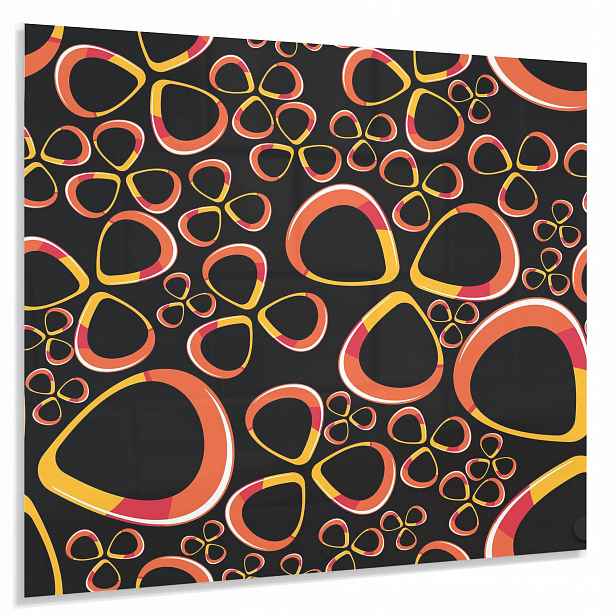 Ochranný Panel 60x60cm 4mm Lacobel Kalený Do Kuchyně Dekorativní