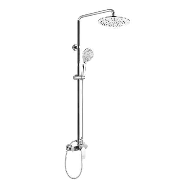 Systém sprchový Mereo Viana CBE60104SH150 mm chrom/bílá