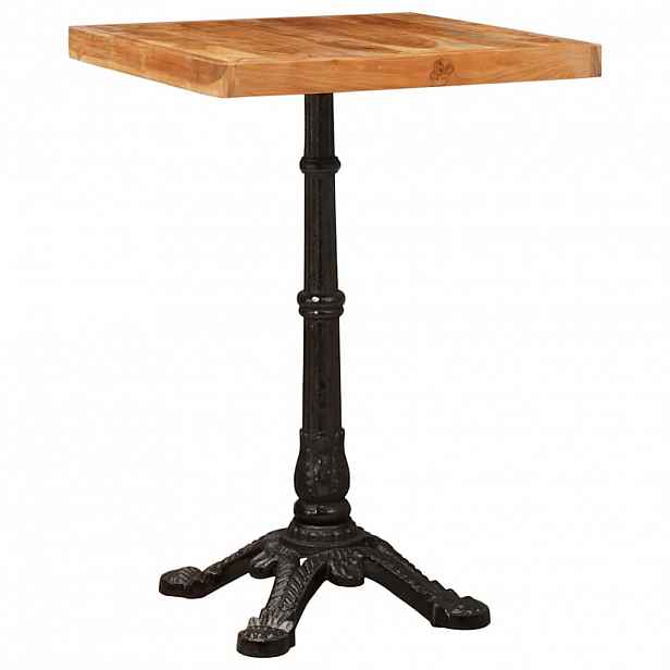 vidaXL Bistro stolek 50 x 50 x 76 cm Masivní akátové dřevo Hnědá