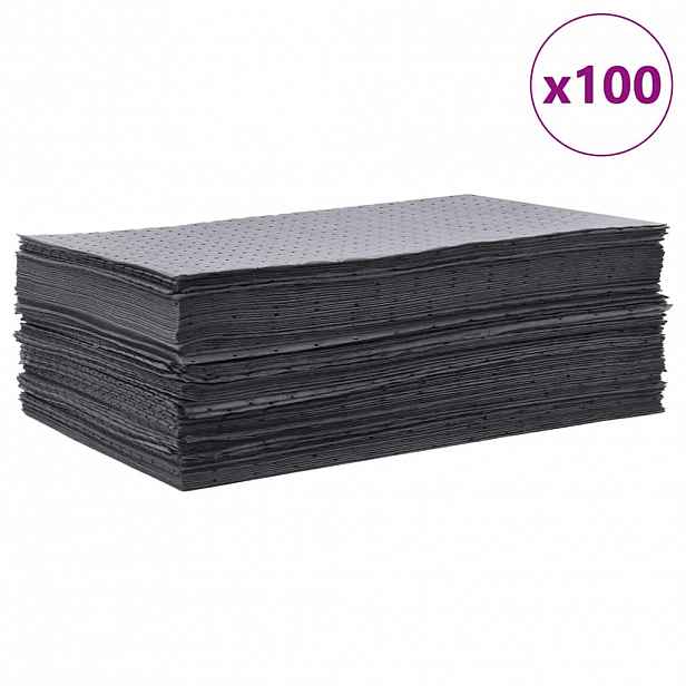vidaXL Olejové absorpční podložky 100 ks šedé 40x50 cm
