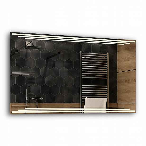 Zrcadlo Led osvětlené Neutrální Barma 130x100 cm
