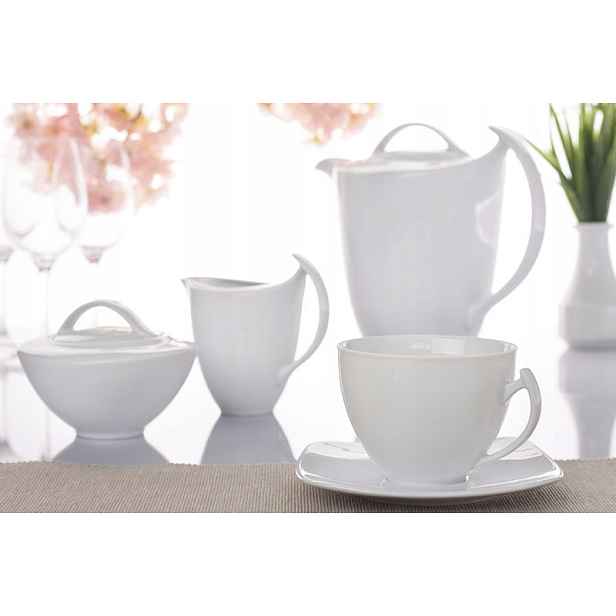 Kávový servis Porcelánový set na kávu 12 os 27 ks Ćmielów Akcent