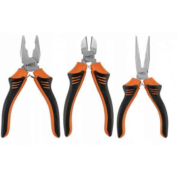 Neo Tools Sada Kleští Kleště Kombinačky 180 MM Boční Prodloužené