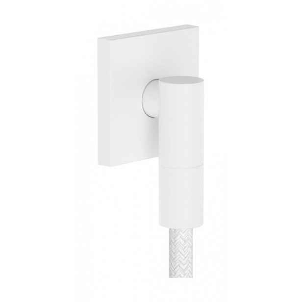 Podomítkový vývod Hansgrohe FixFit Fine E se zpětným ventilem matná bílá 28883700
