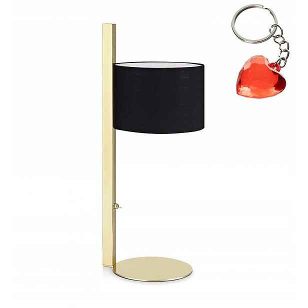 Stolní lampa do obývacího pokoje E14 15W černá tkanina Pullman 106847 Markslojd