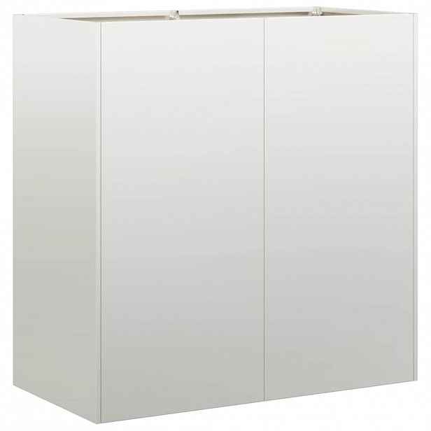 vidaXL Truhlík 80x40x80 cm nerezová ocel