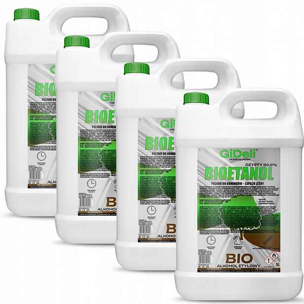 Bioetanol do krbu 4 x 5 l lesní vůně biopalivo
