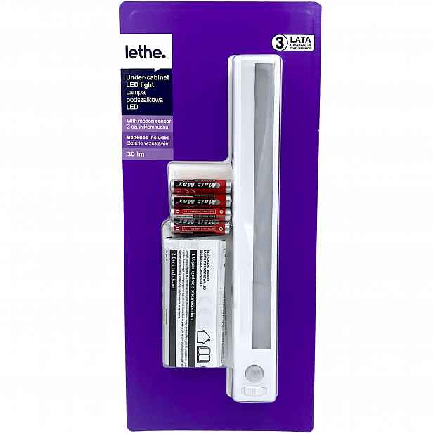 Lethe Led podskříňová lampa s pohybovým senzorem 30 lm