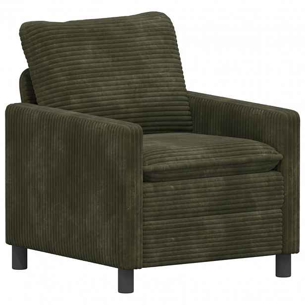 vidaXL Pohovka Zelená 76 x 81 x 87,5 cm Polyester