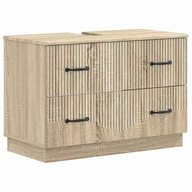 vidaXL Skříňka pod umyvadlo HOORN Dub sonoma 82 x 41 x 56 cm