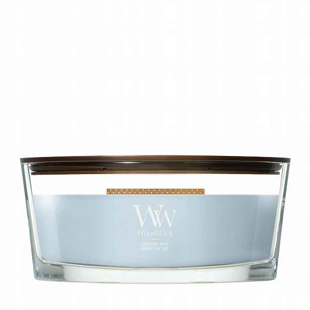 Vonná svíčka elipsa WoodWick Lakeside Mist