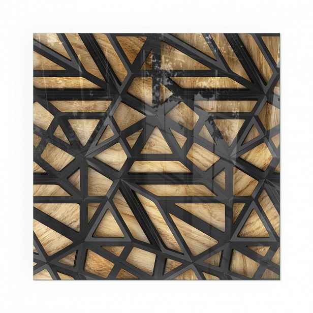 TULUP PODLOŽKA POD KRB 60x60 cm - Geometrie se dřevem