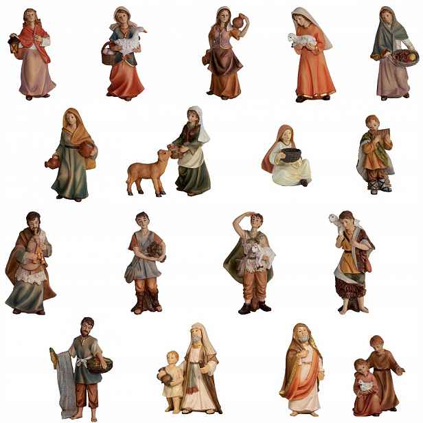 Figurky Do Betléma Vánoční Dekorace 18 Kusů Pro Figurky 7 CM