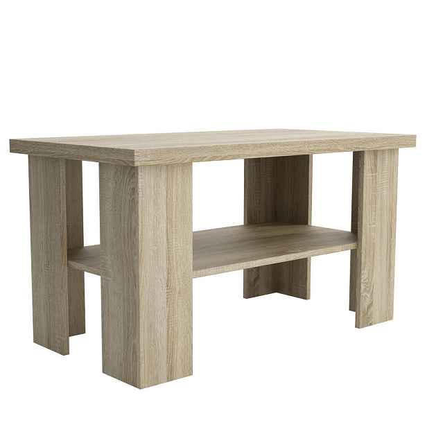 MASSENO KONFERENČNÍ STOLEK LAURA, 90/50/45 cm, dub Sonoma