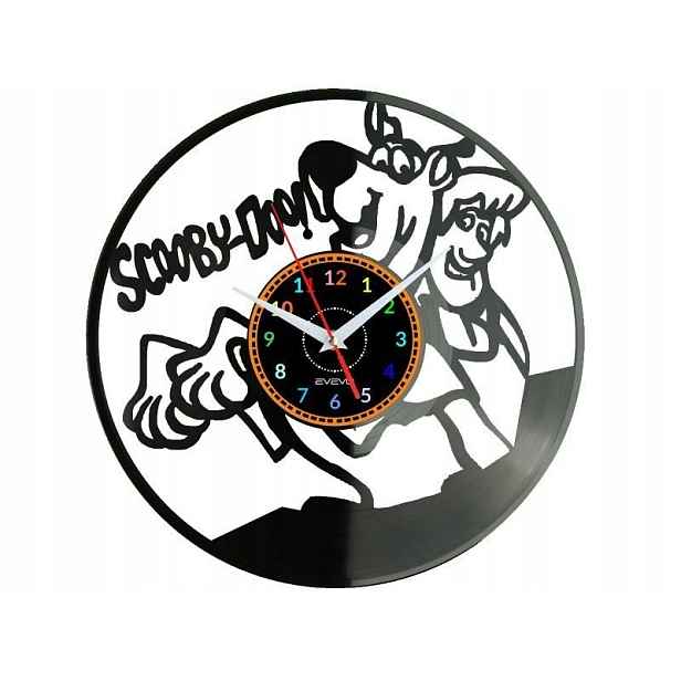 Scooby Doo Dekorativní Nástěnné Hodiny Moderní Vinylová Deska Na Pre