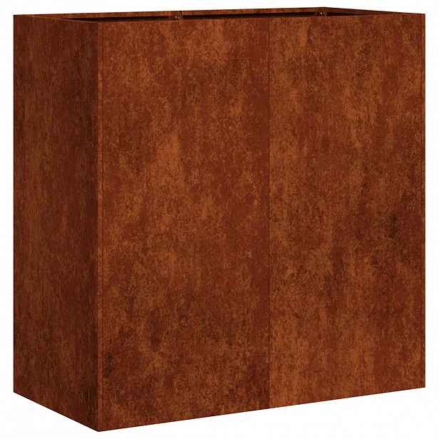 vidaXL Truhlík Rusty 80x40x80 cm Zvětralá ocel