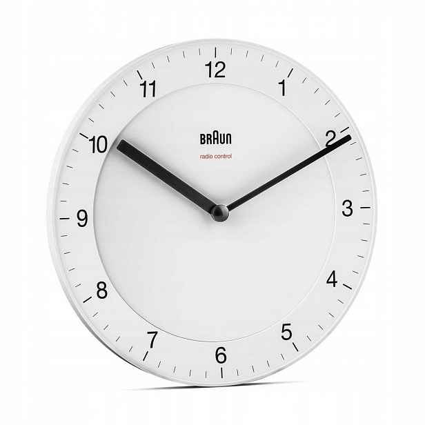 Bílý Klasický Rádiový Časovač Braun BC06W-RC Dcf