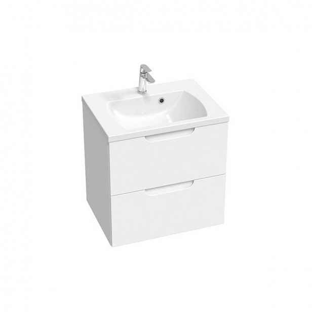 Koupelnová skříňka pod umyvadlo Ravak Classic II 60x58,5x45 cm šedá lesk X000001477