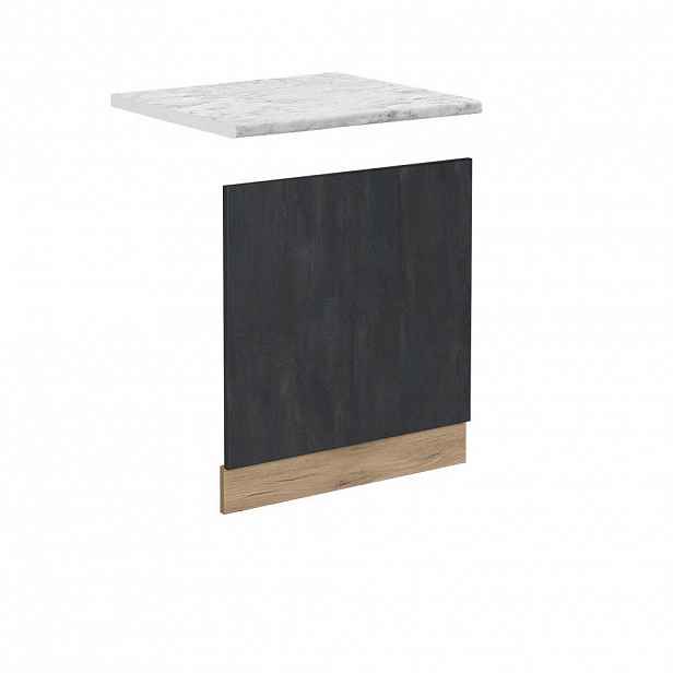 Vicco PŘEDNÍ PANEL R-Line Černý beton 60 cm PD Mramor