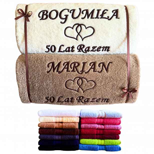 50. Výročí Svatby Dárek Ručníky Pro Rodiče Prarodičů Zlaté Hody Létají