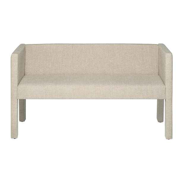 Béžová lavice z textilie bouclé Sitta – Blomus